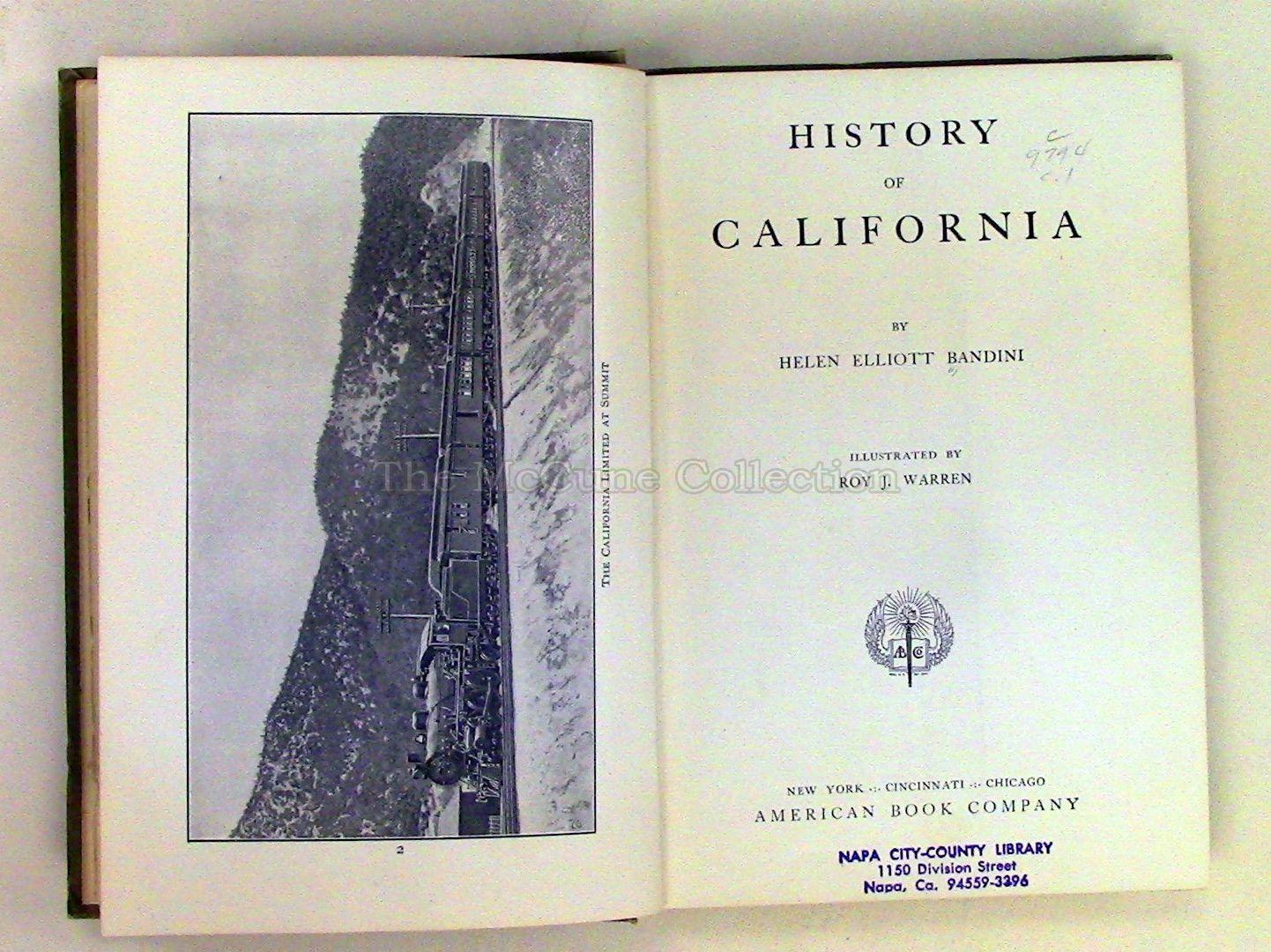 History of California (1908) • The McCune Collection